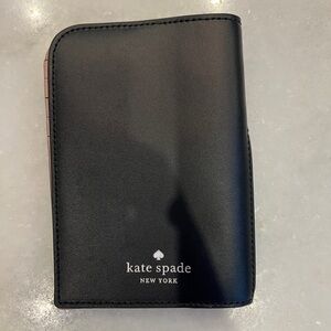 Kate Spade Black Leather Passport Holder